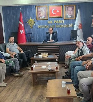 AK Parti Hilvan İlçe Başkanı Selahaddin Toprak Vatandaşlarla Buluştu