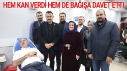 Kızılay’a kan bağışında bulundular