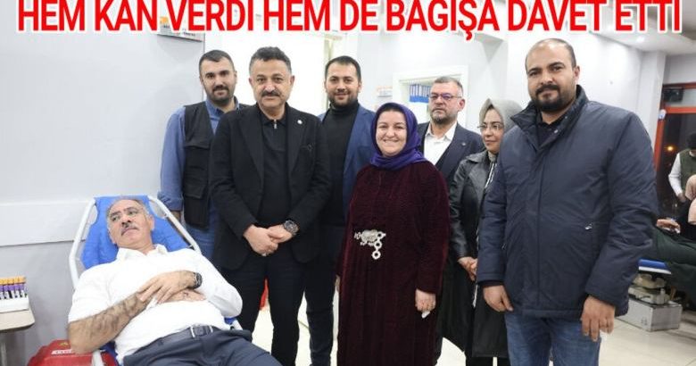  Kızılay’a kan bağışında bulundular