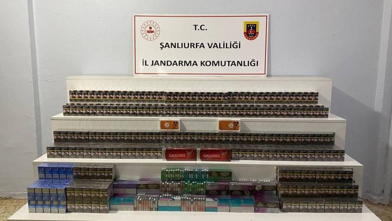 Şanlıurfa’da kaçak ticaretine büyük darbe