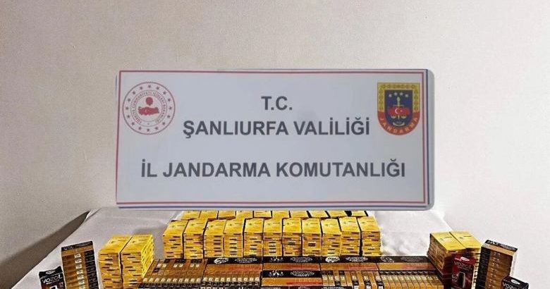  Şanlıurfa’da jandarmadan kaçakçılık operasyonu