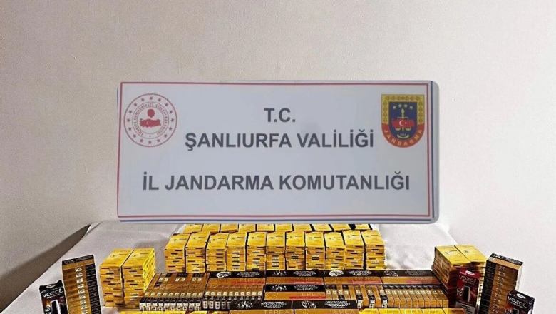 Şanlıurfa’da jandarmadan kaçakçılık operasyonu