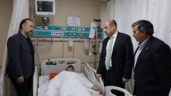 Başkan Gülpınar’dan yaralı öğrencilere ziyaret