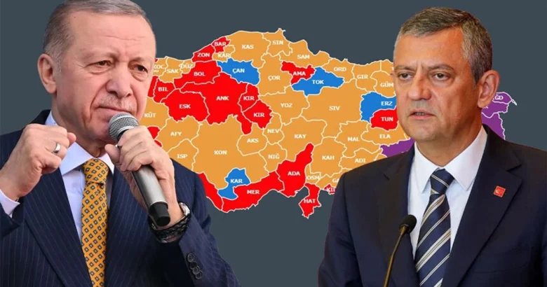  31 Mart yerel seçimleri sonrası ortaya çıkan haritanın rengi değişti