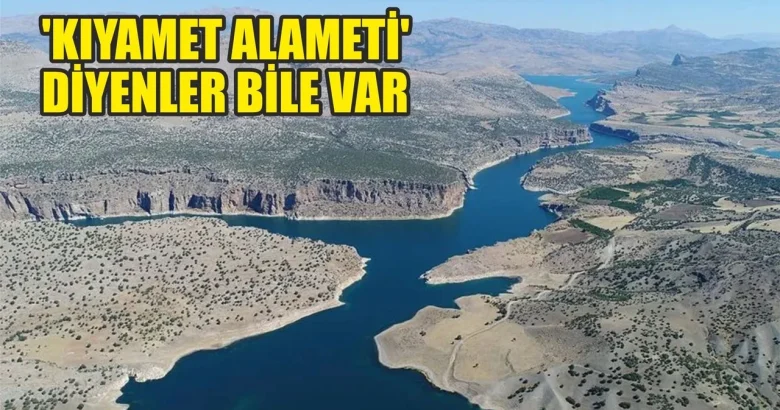  n Fırat Nehri’nde su seviyesinin hızla düşmesi endişe yarattı
