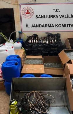 Urfa’da sahte alkol operasyonu