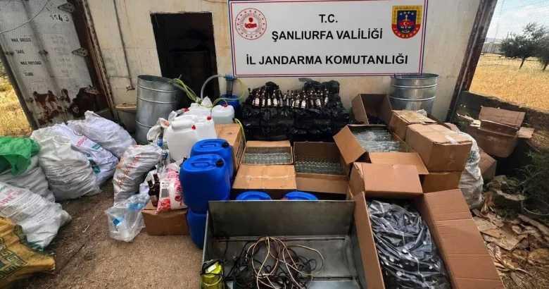  Urfa’da sahte alkol operasyonu